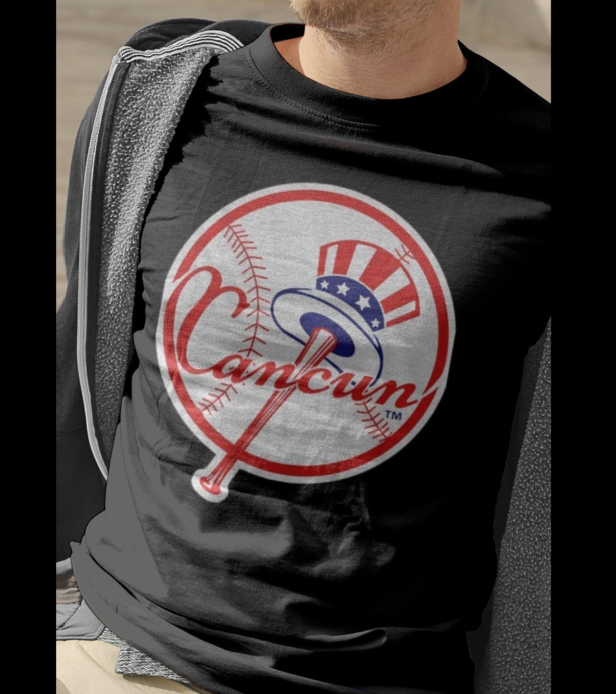New York Yankees Cancun Baseball Parody With Funny Twist T-Shirt