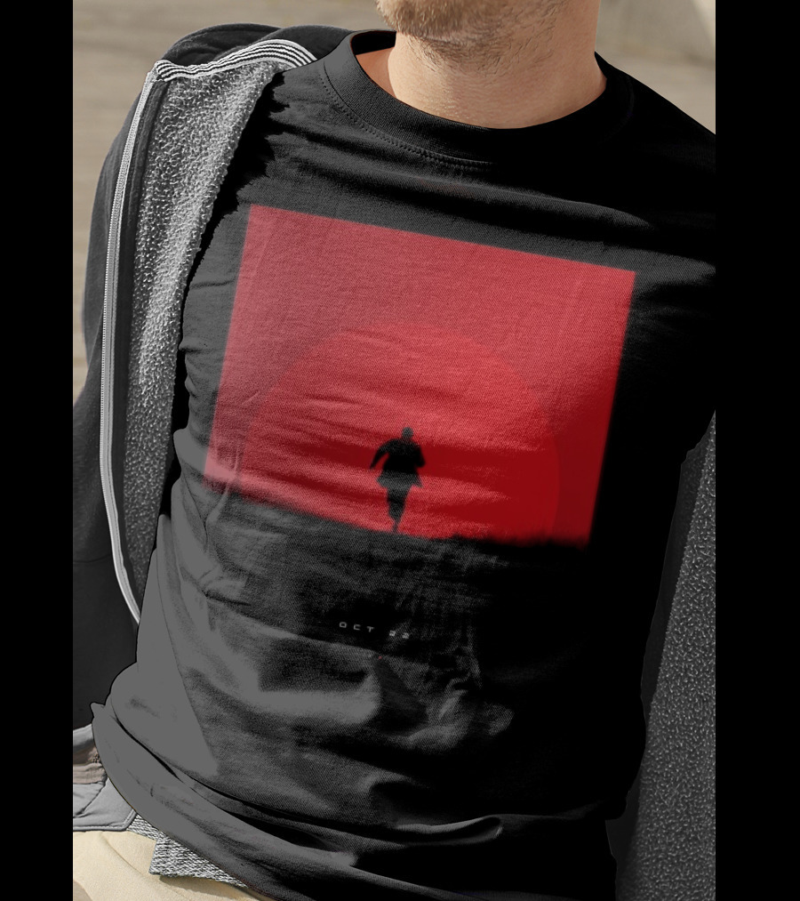 Tycho Scott Hansen October 22 2025 Running Figure Red Circle T-Shirt