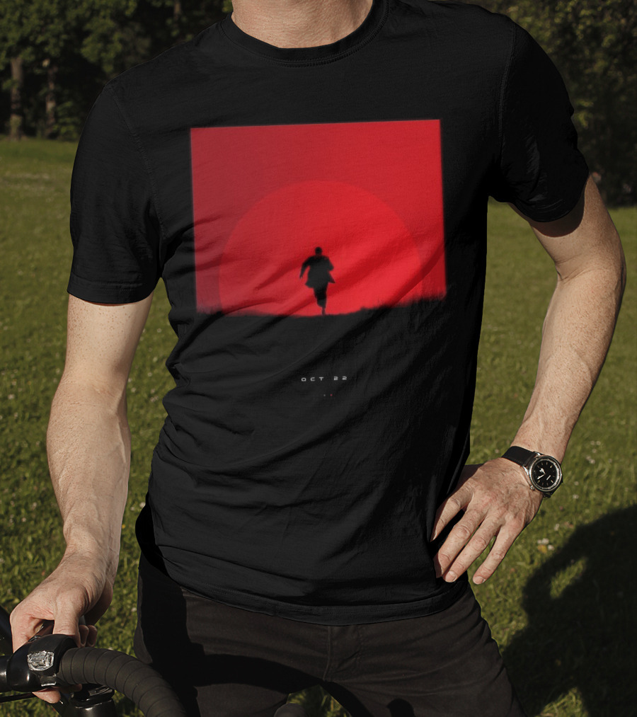 Tycho Scott Hansen October 22 2025 Running Figure Red Circle T-Shirt