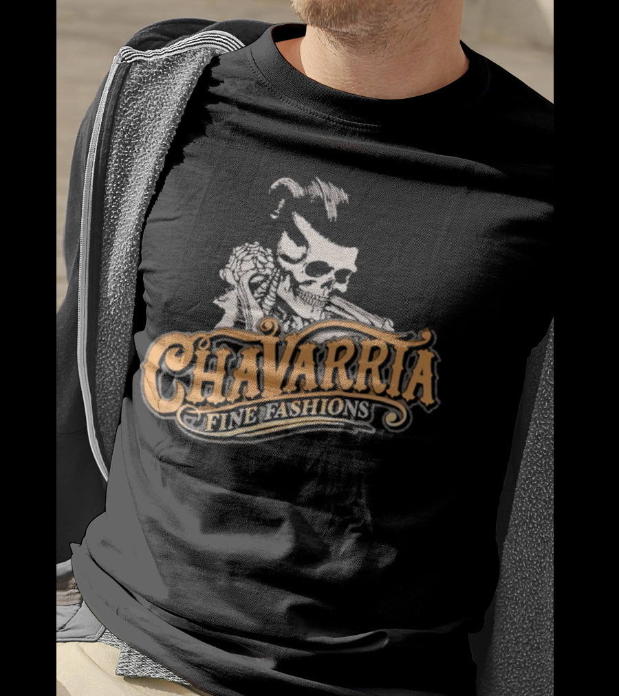 Chavarria Fine Fashions Pomade Skull Style T-Shirt