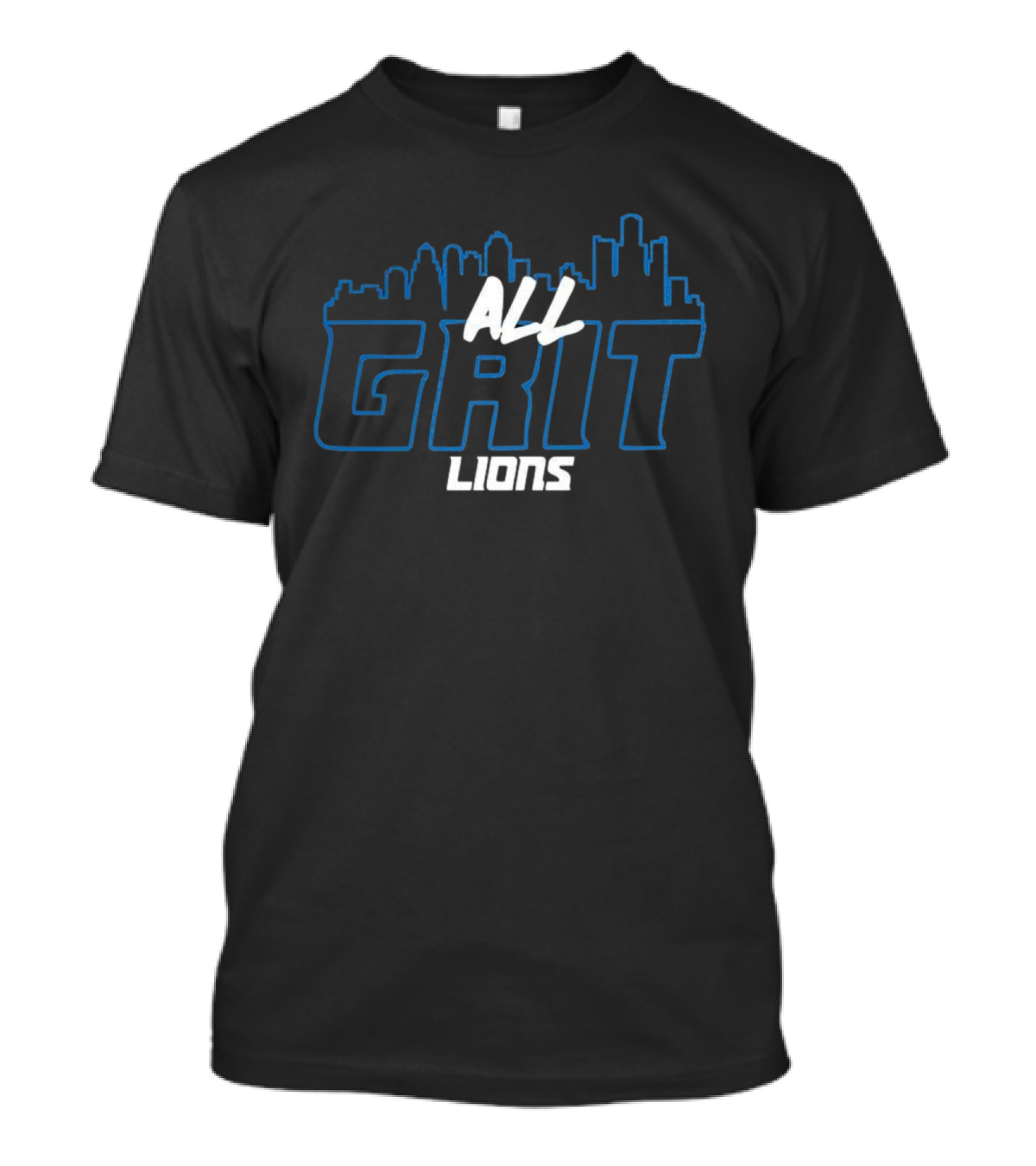 Detroit Lions All Grit Skyline Lions T-Shirt