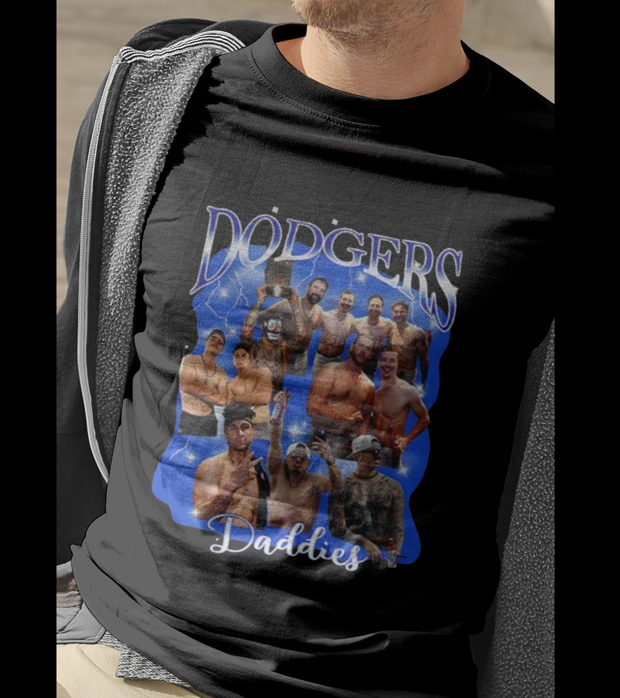 Los Angeles Dodgers Daddies 2025 World Series MLB Champions Celebration T-Shirt