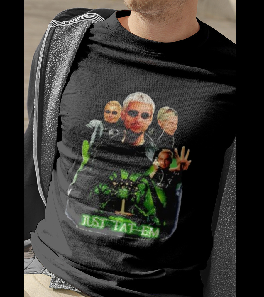 Justin Barona Just Tat Em Matrix Parody 90s Pop Culture T-Shirt