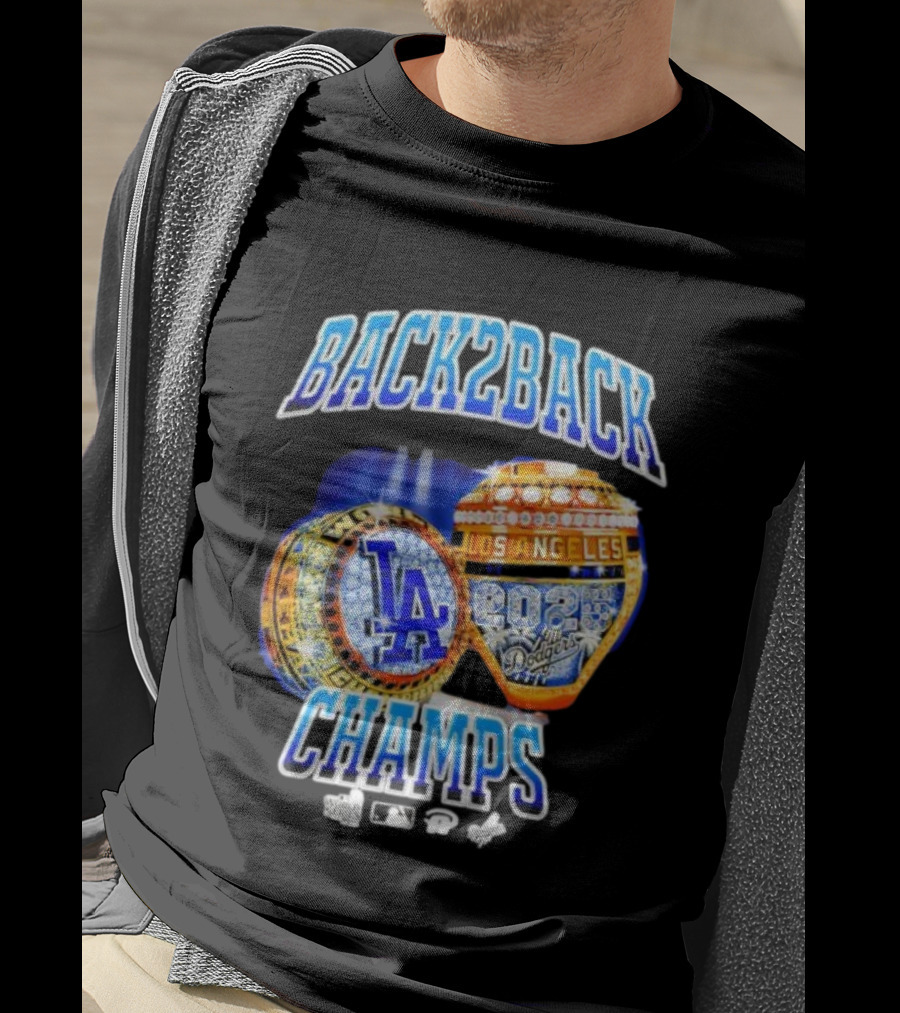 Back2Back Champs Los Angeles Dodgers 2020 World Series Rings T-Shirt