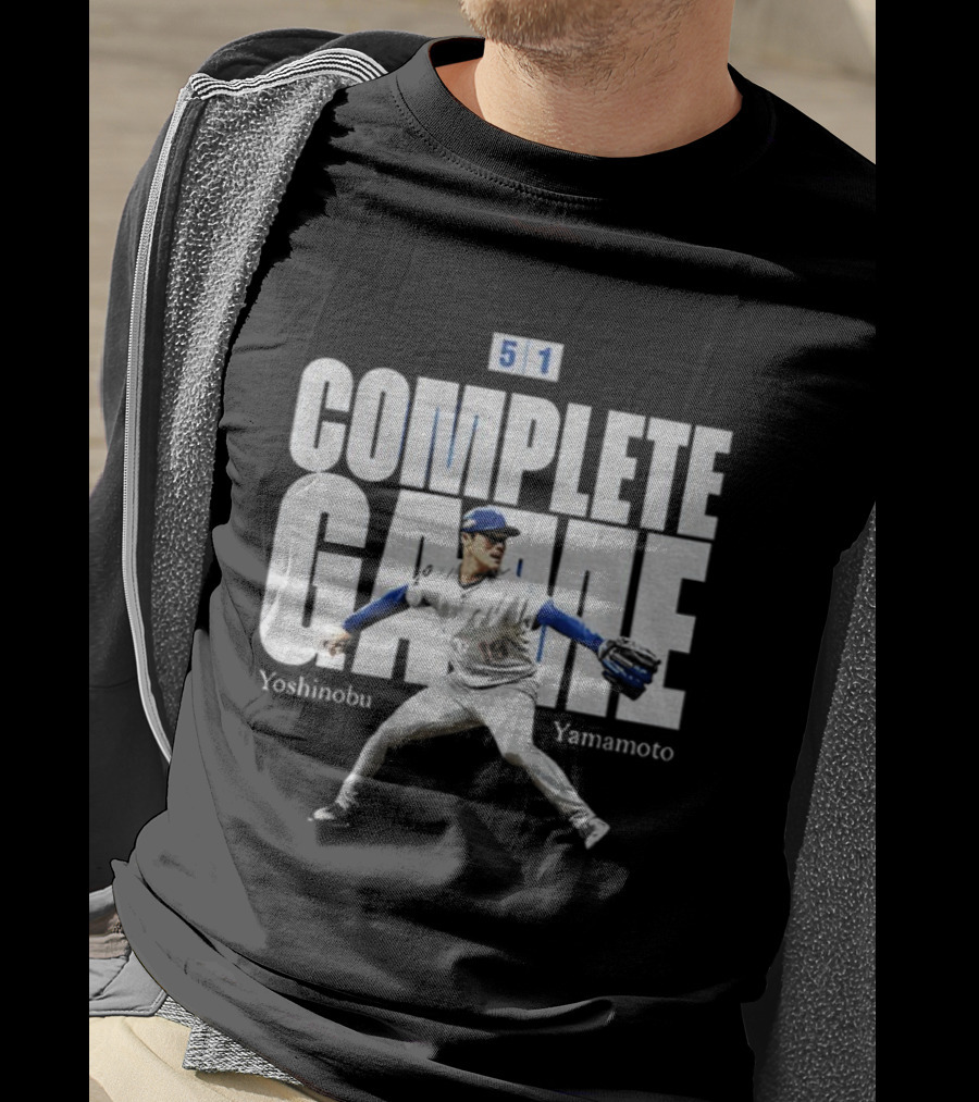 Yoshinobu Yamamoto Complete Game 5 1 Los Angeles MLB Baseball Player T-Shirt