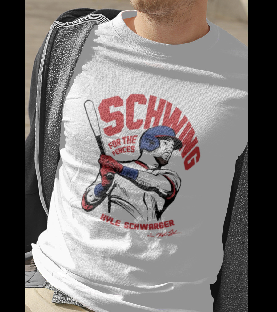```Schwing For The Fences Kyle Schwarber Philadelphia Signature Moment``` T-Shirt