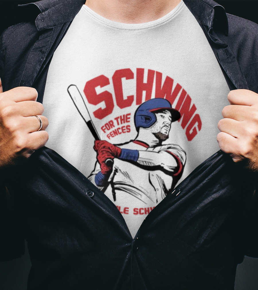 ```Schwing For The Fences Kyle Schwarber Philadelphia Signature Moment``` T-Shirt