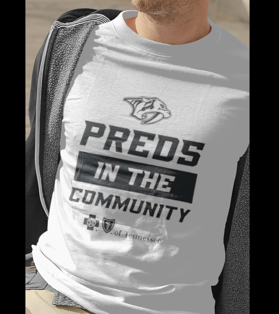 Nashville Predators Preds In The Community Tennessee T-Shirt