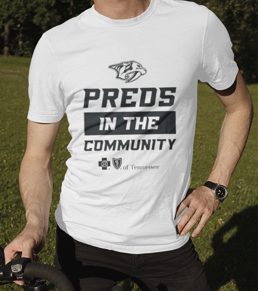 Nashville Predators Preds In The Community Tennessee T-Shirt