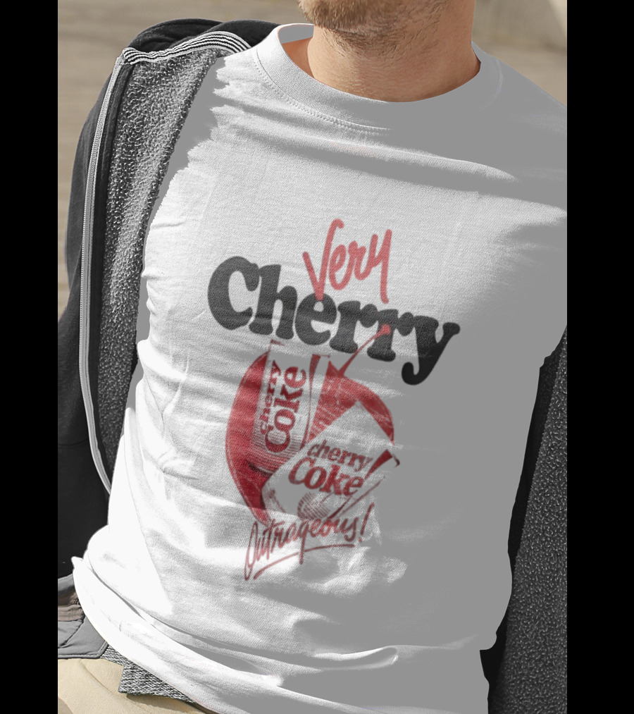 Very Cherry Coke Outrageous Vintage Soda Can Aesthetic T-Shirt