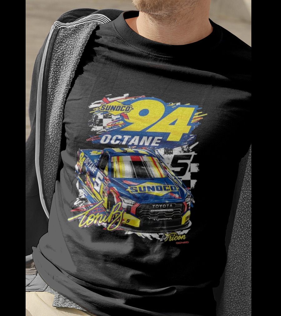 Sunoco Octane 94 Toni Breidinger Toyota Tundra 5 Tricon 2025 T-Shirt