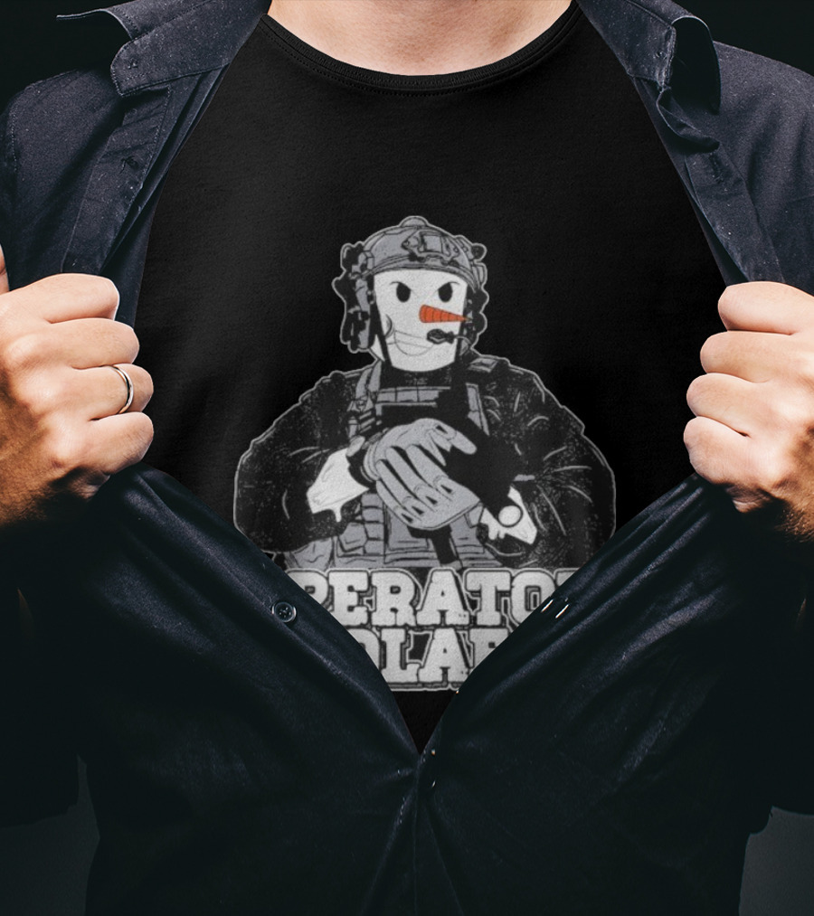 Operator Olaf Tactical Snowman Christmas T-Shirt