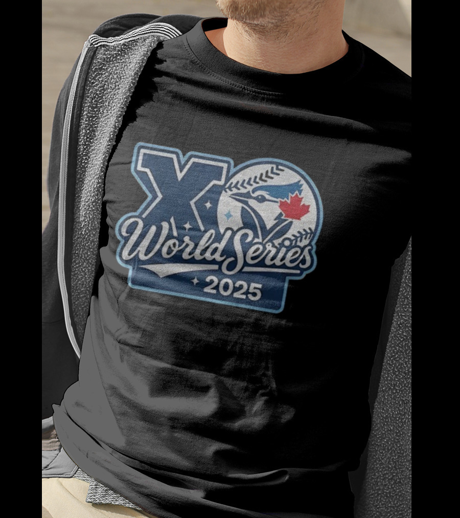 Toronto Blue Jays XO 2025 World Series Baseball Championship T-Shirt