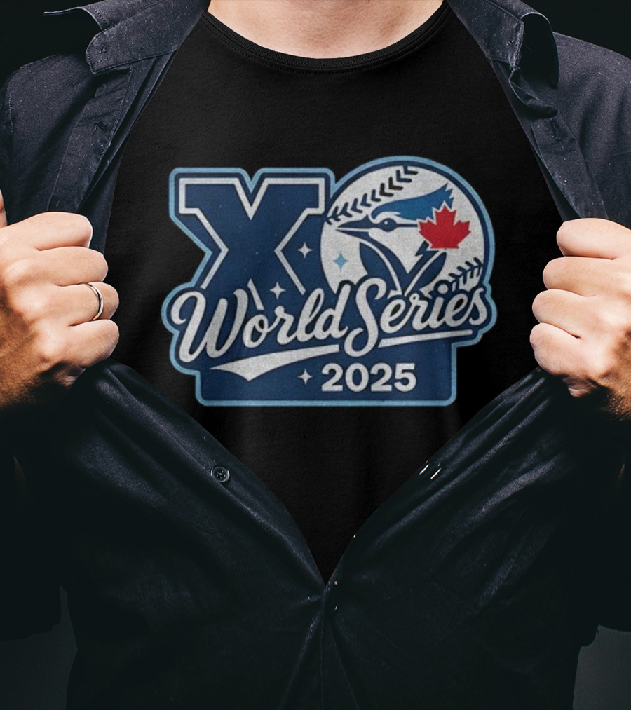 Toronto Blue Jays XO 2025 World Series Baseball Championship T-Shirt