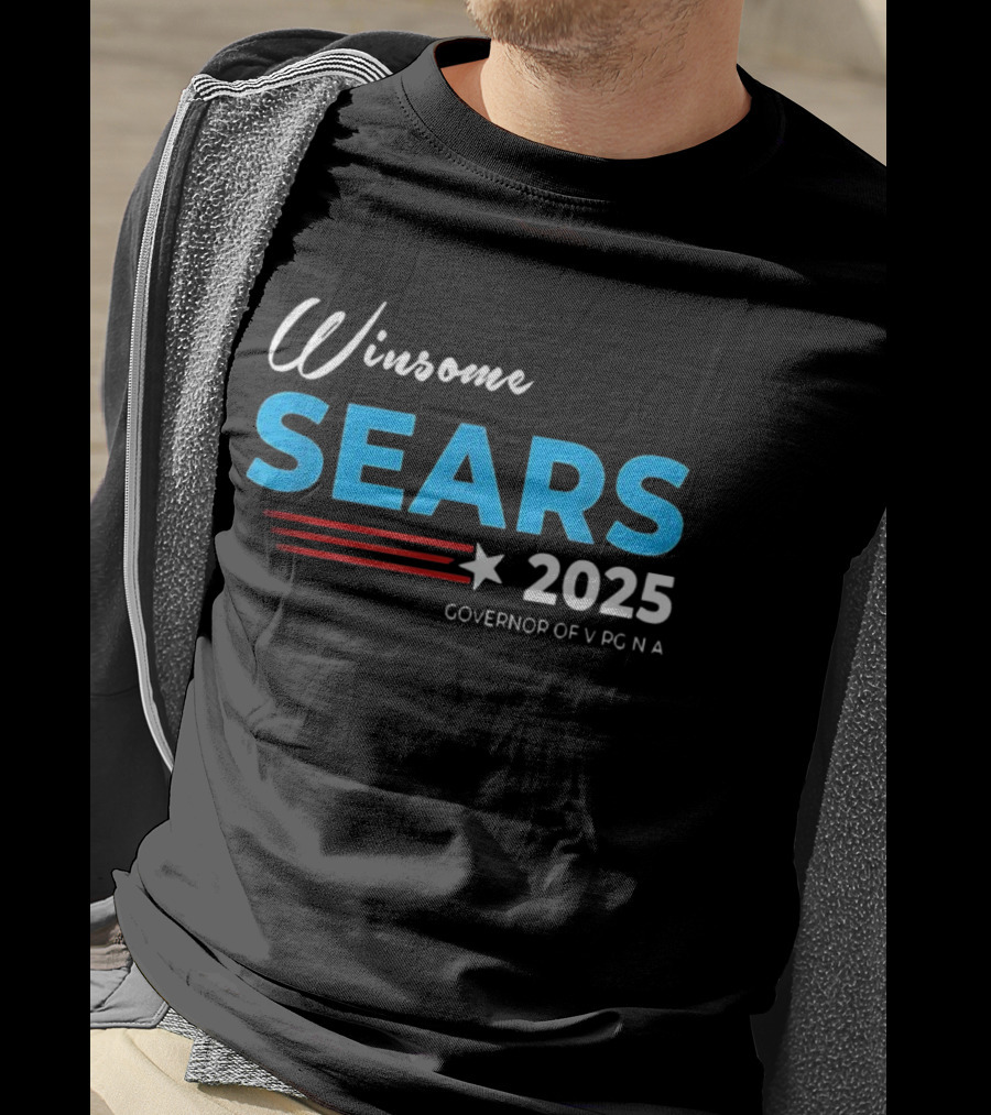 Winsome Sears Governor Of Virginia 2025 Election Campaign T-Shirt
