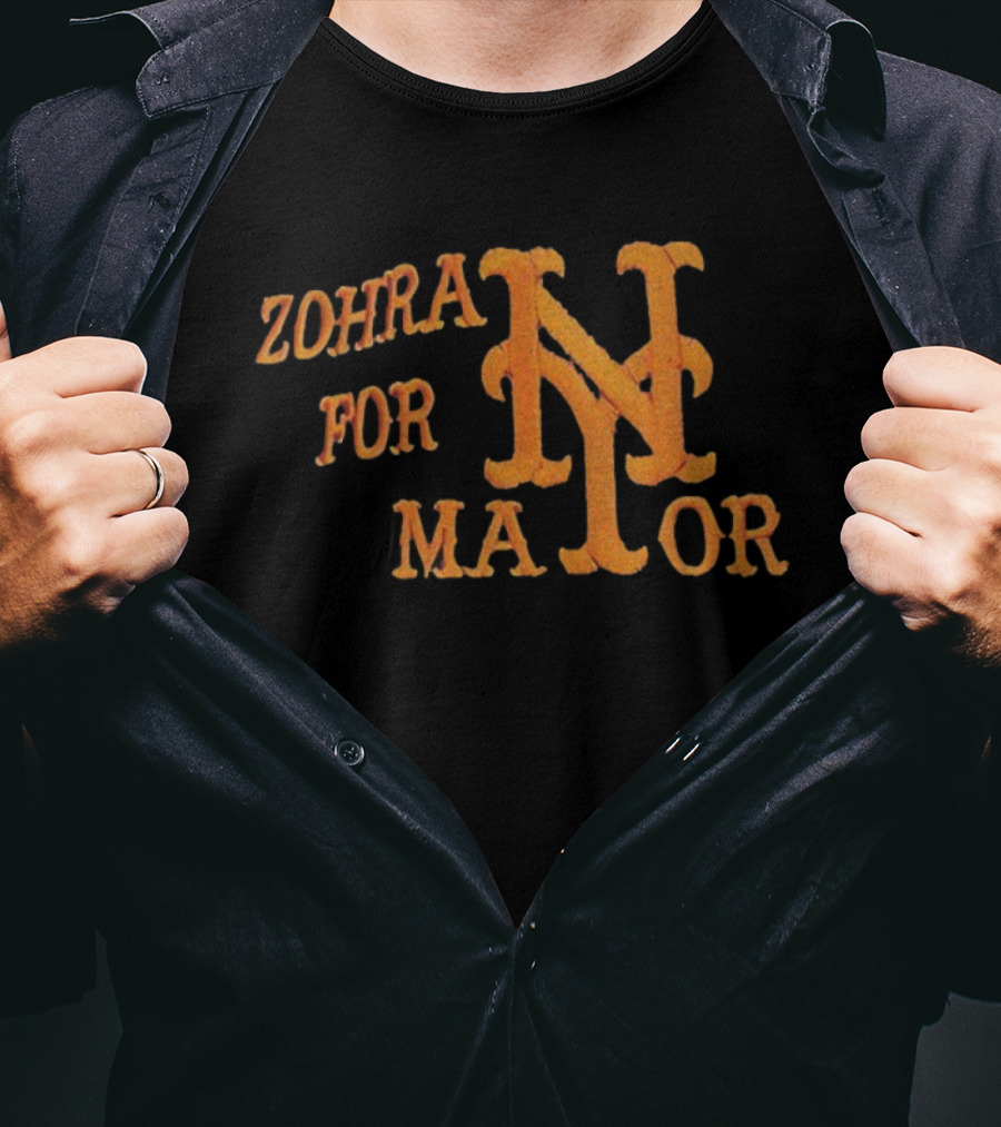 Zohran For Mayor NY✭Mets Style T-Shirt