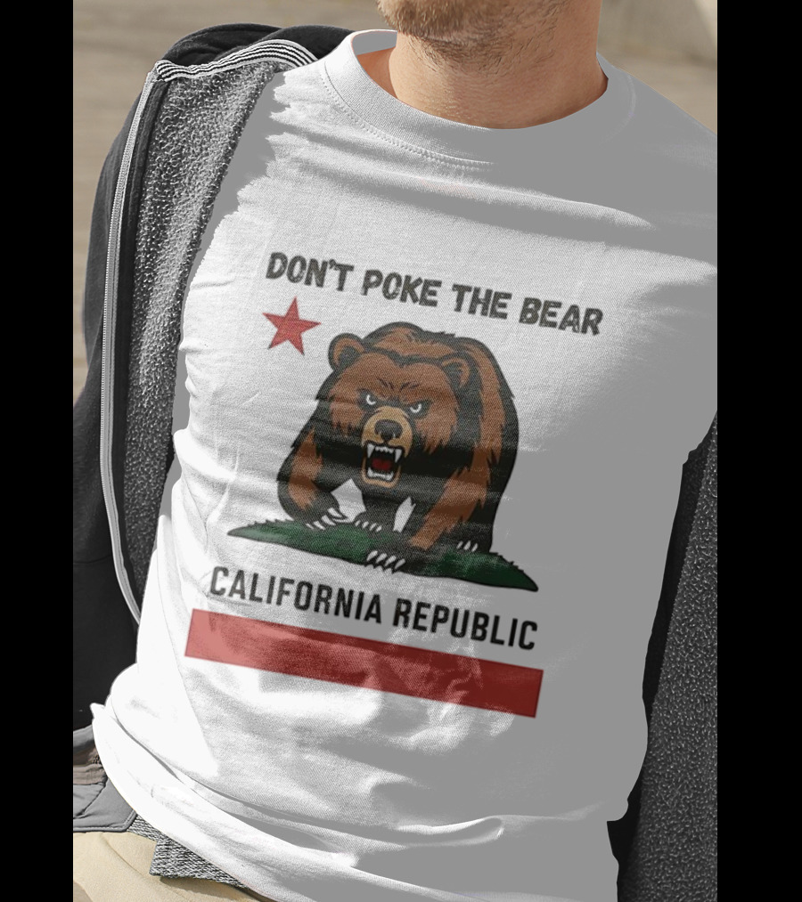 Don’t Poke The Bear California Republic Star Icon T-Shirt