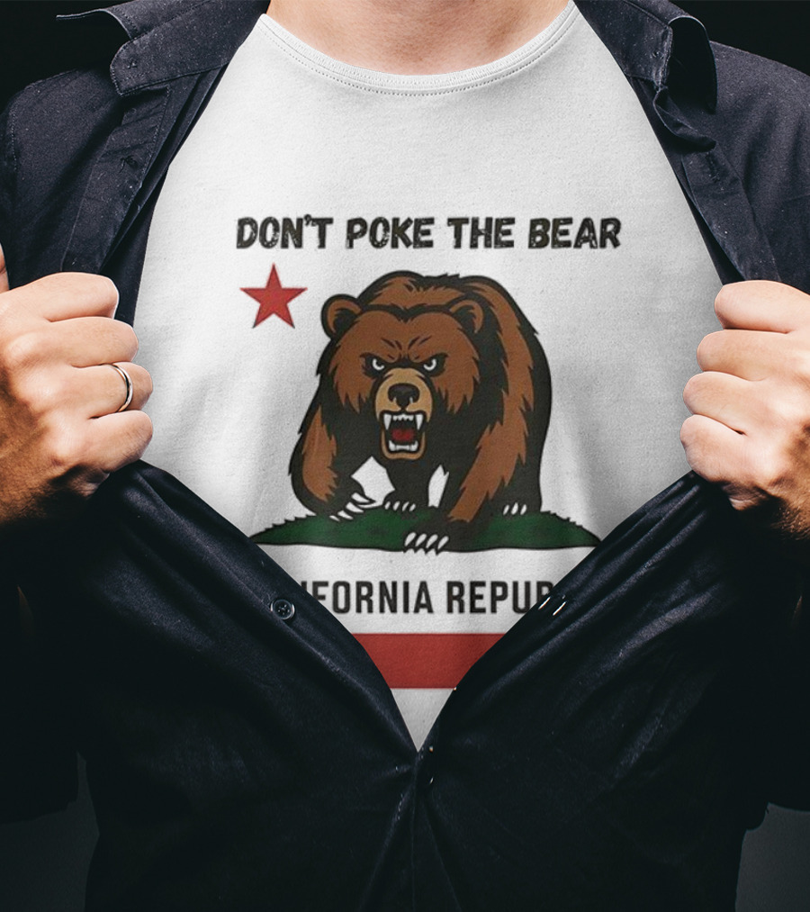 Don’t Poke The Bear California Republic Star Icon T-Shirt