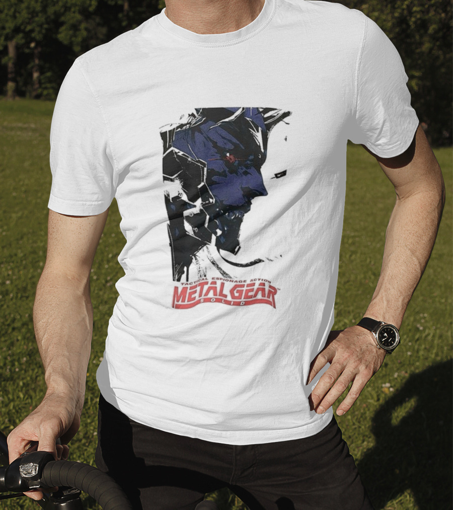 Metal Gear Solid Tactical Espionage Action Iconic Snake Illustration T-Shirt