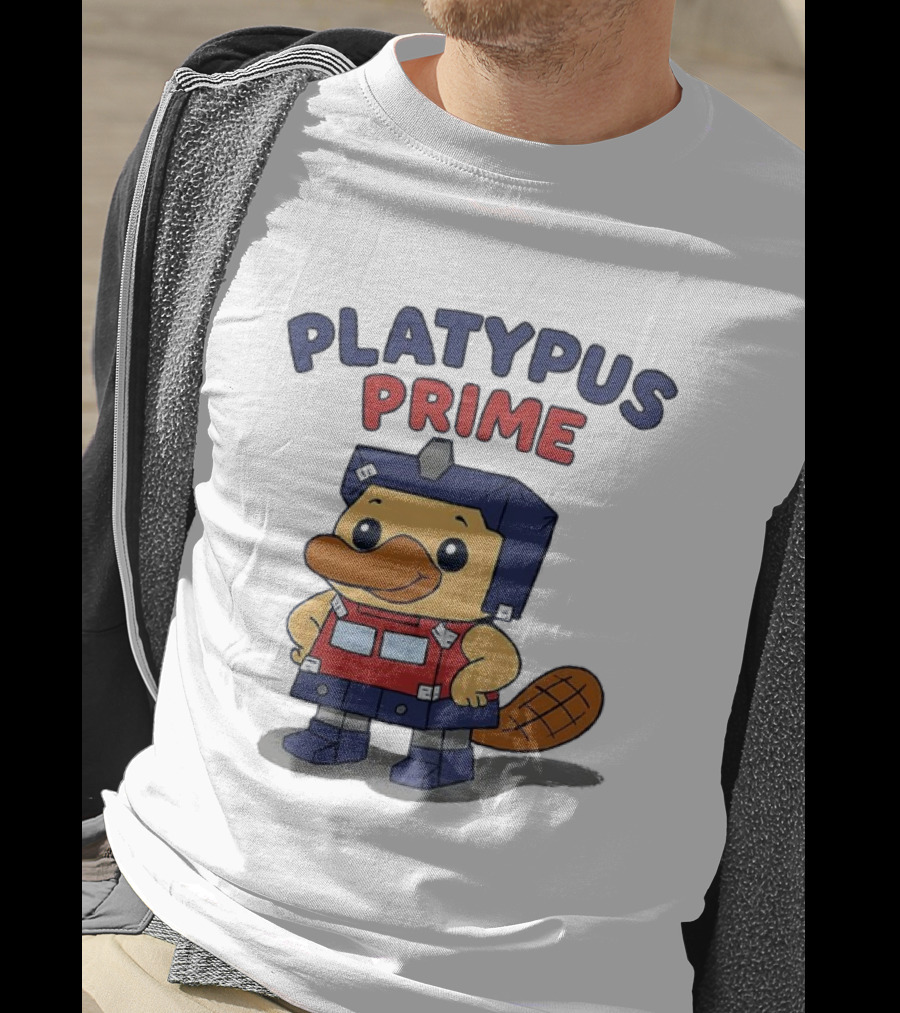 Platypus Prime Optimus Transformers Cute Crossover T-Shirt