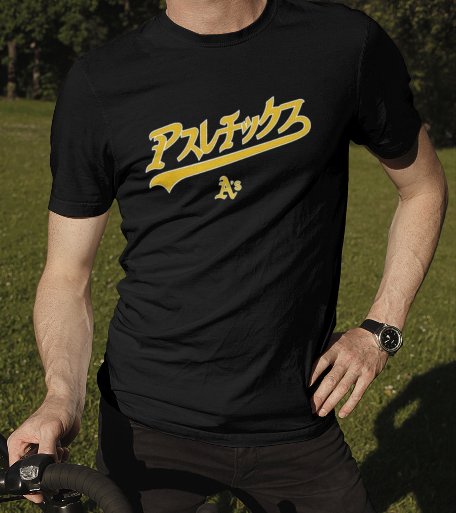 Athletics Hyperfly Katakana A's Gold Script T-Shirt