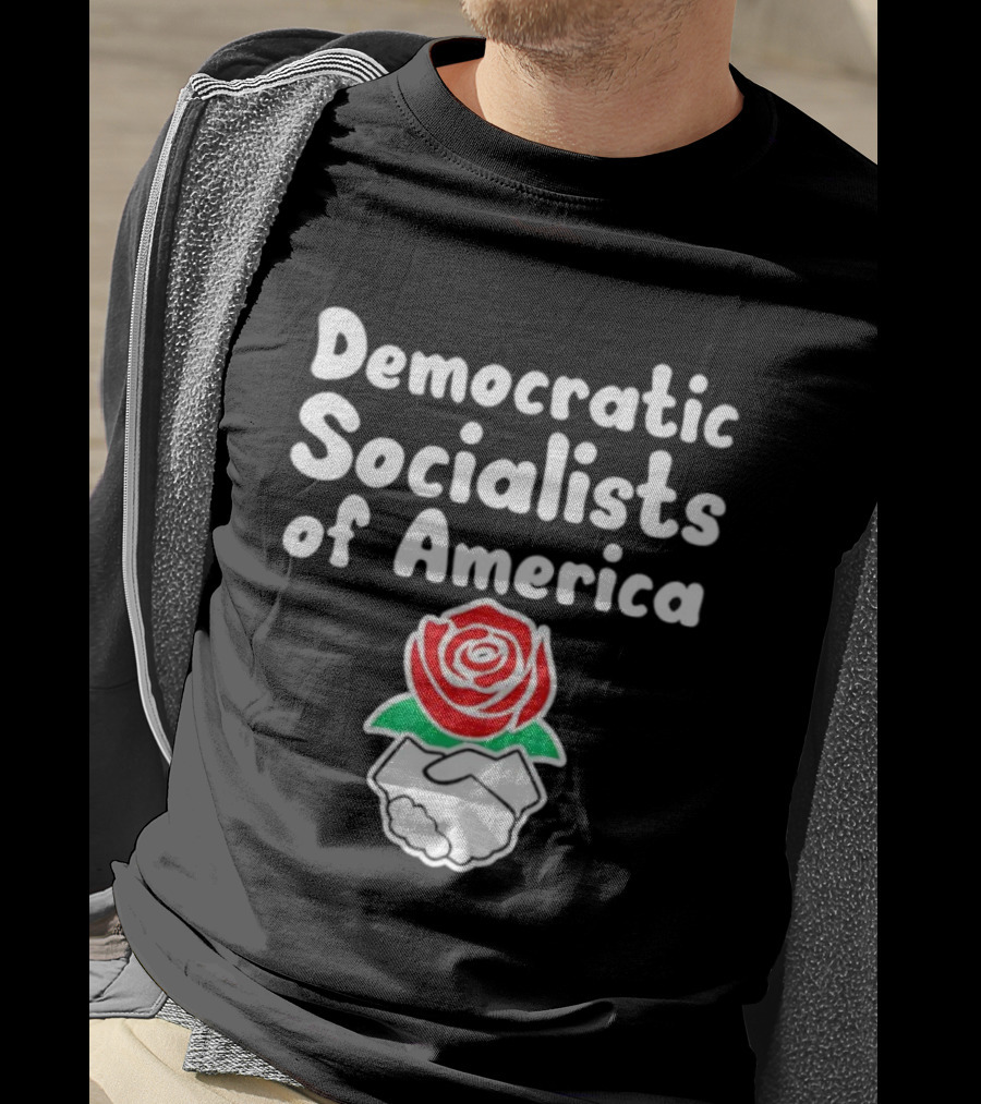 Democratic Socialists Of America Rose Emblem T-Shirt