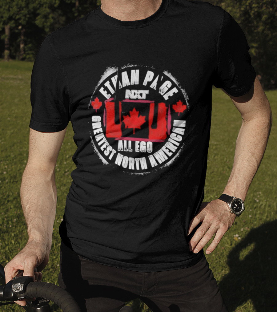 Ethan Page All Ego Greatest North American Canadian Flag T-Shirt