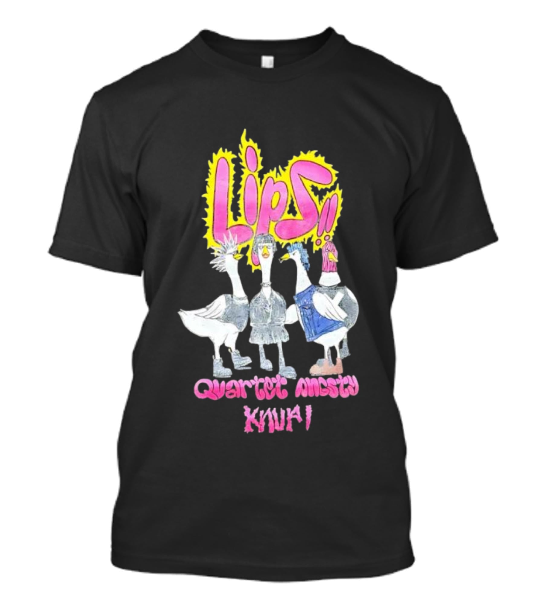 Lips Quartet Ancstry KNUF Ducks Dressed T-Shirt