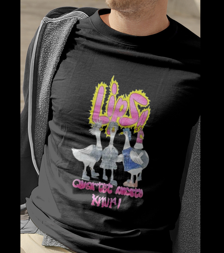 Lips Quartet Ancstry KNUF Ducks Dressed T-Shirt