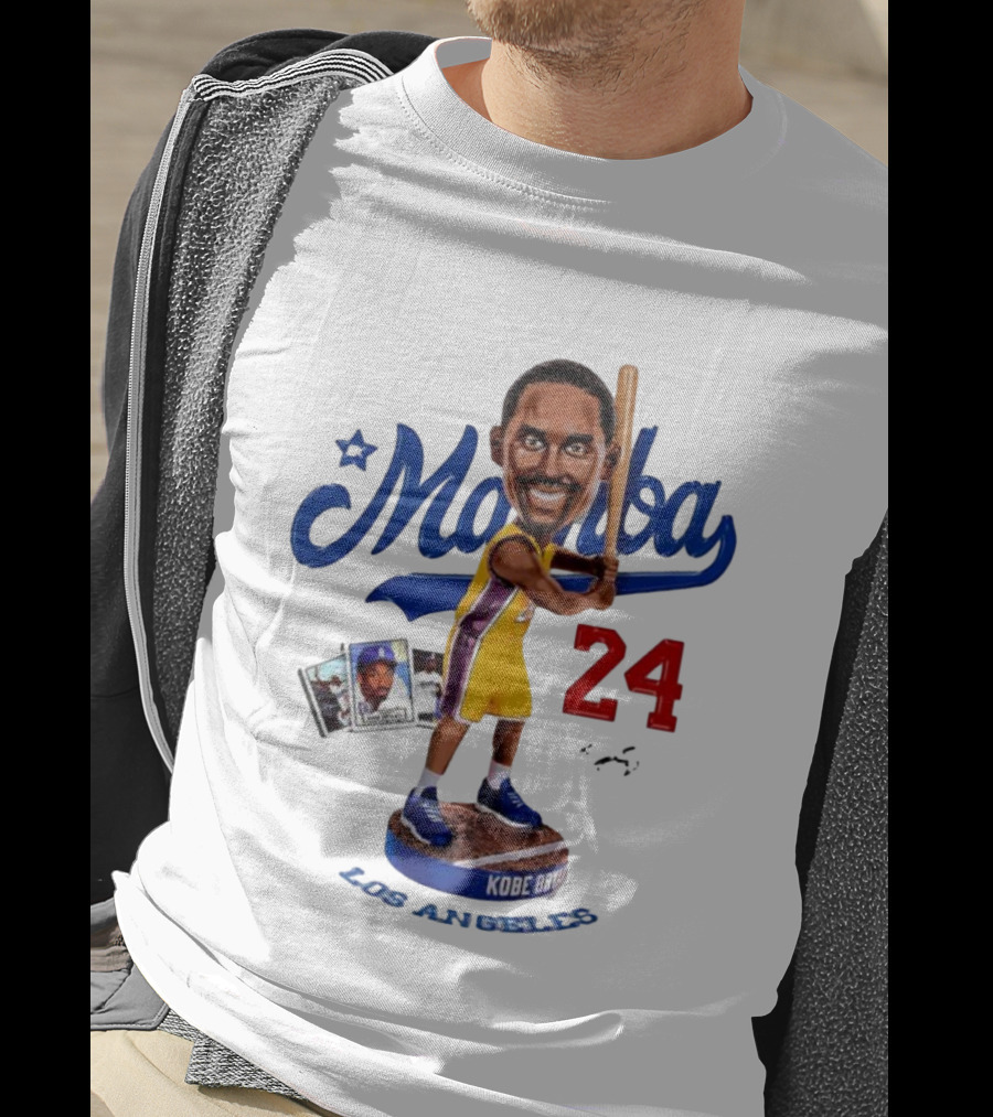 Mamba Los Angeles Kobe Bryant 24 Baseball Bobblehead Dodgers Tribute T-Shirt