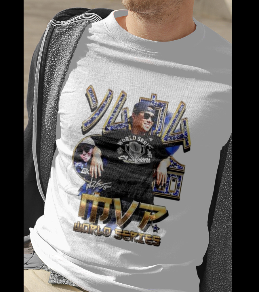 YAMA World Series Champions MVP Dodgers T-Shirt