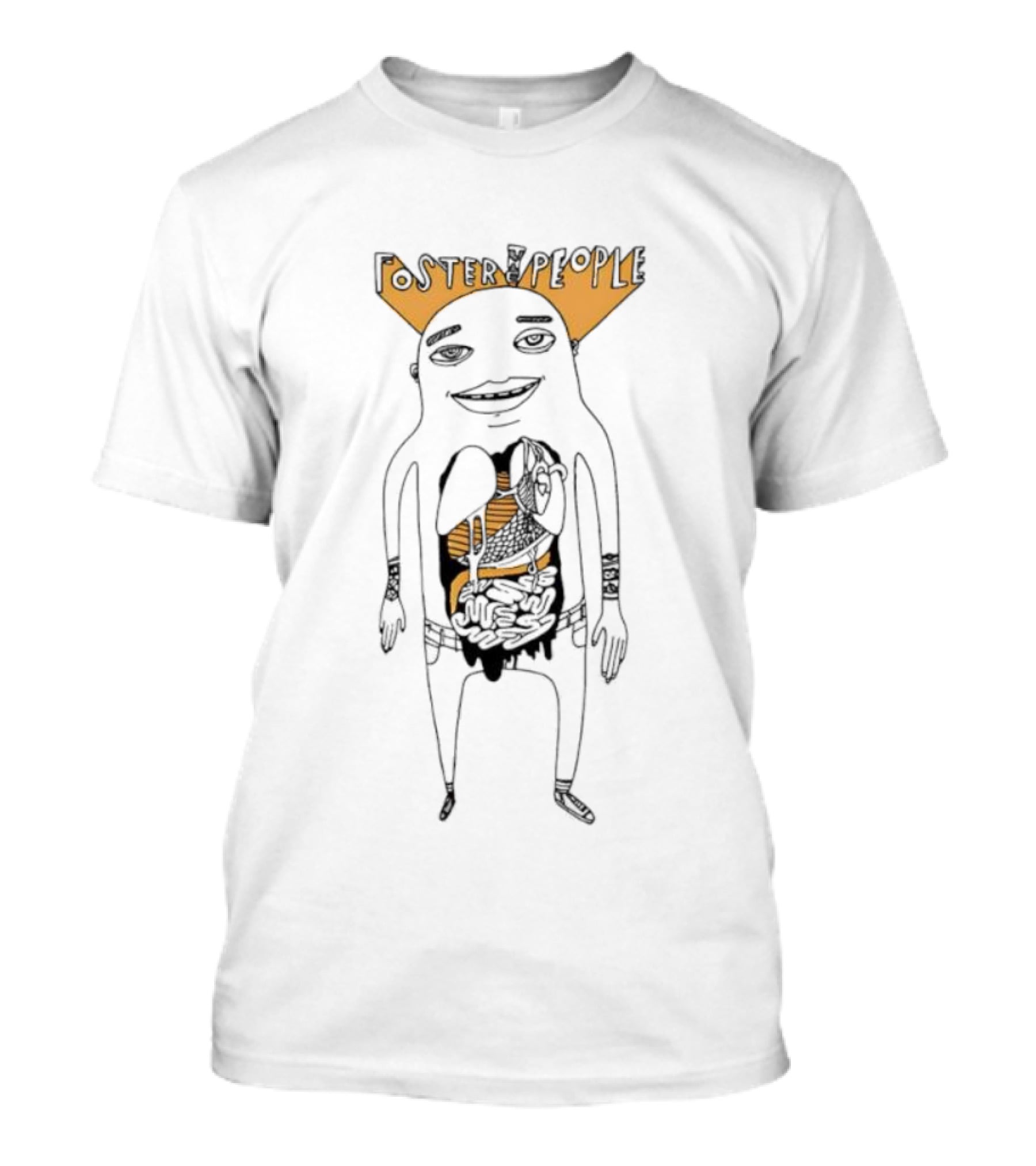 Foster The People Yellow Monster Organ T-Shirt