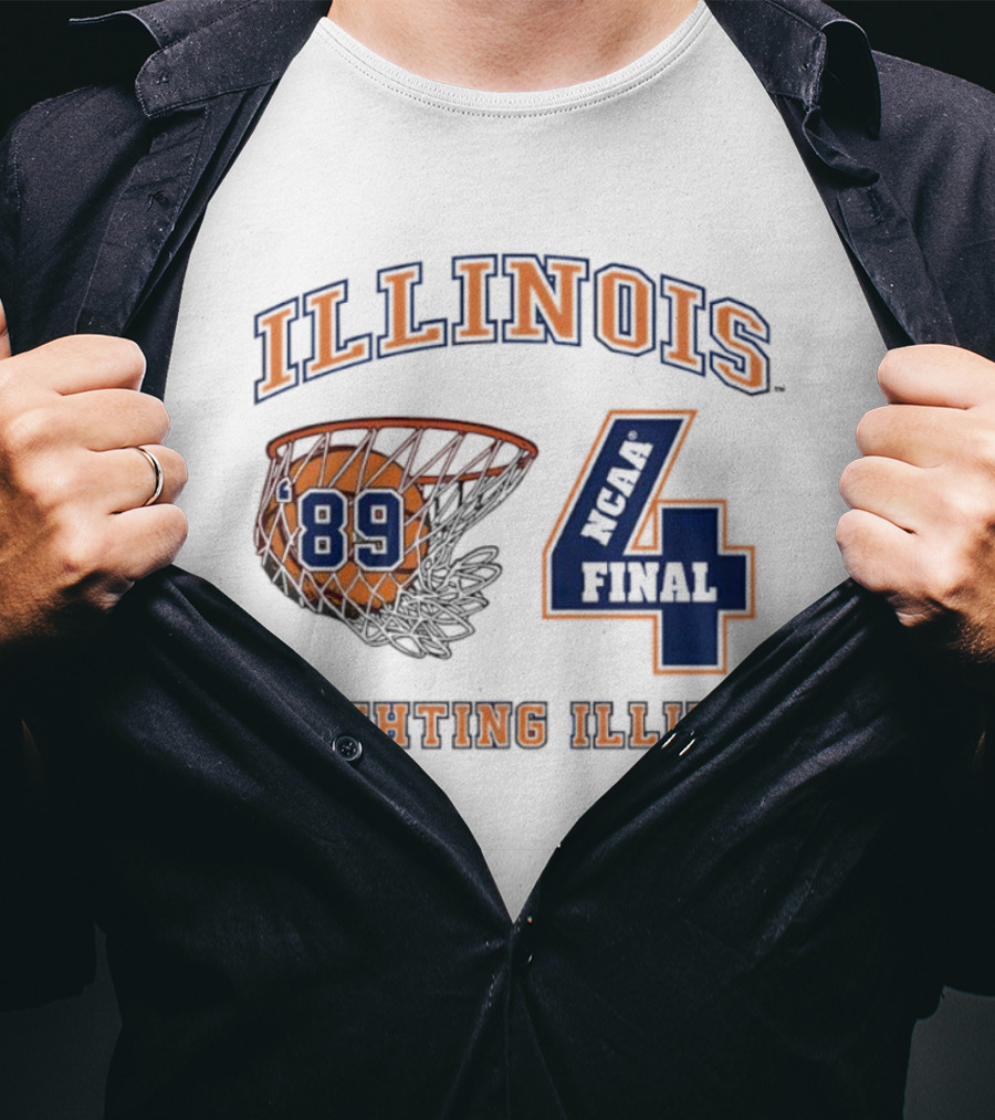 Illinois Fighting Illini Vintage ’89 Final Four T-Shirt