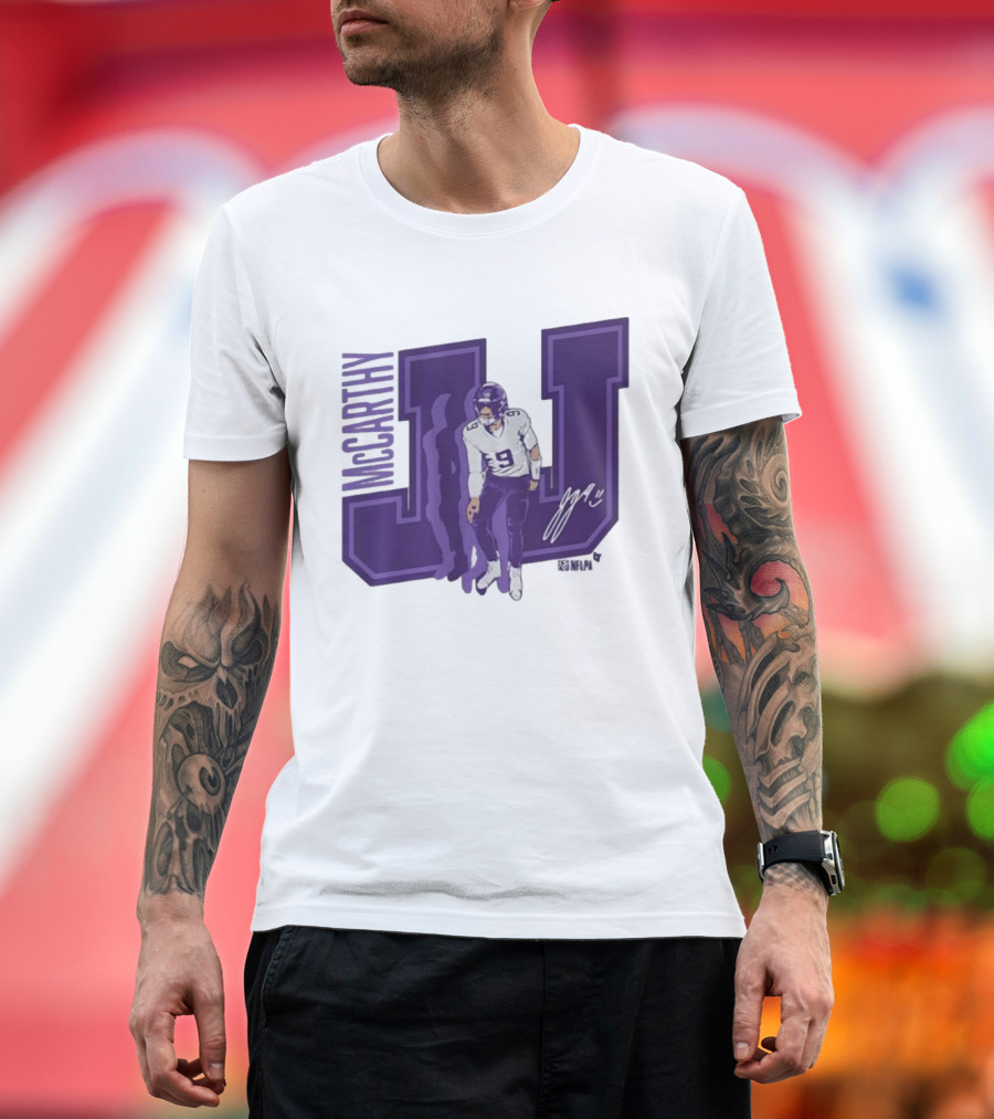 J.J. McCarthy Griddy Signature T-Shirt