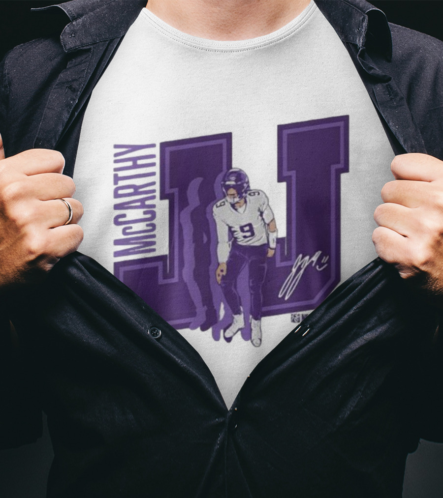 J.J. McCarthy Griddy Signature T-Shirt