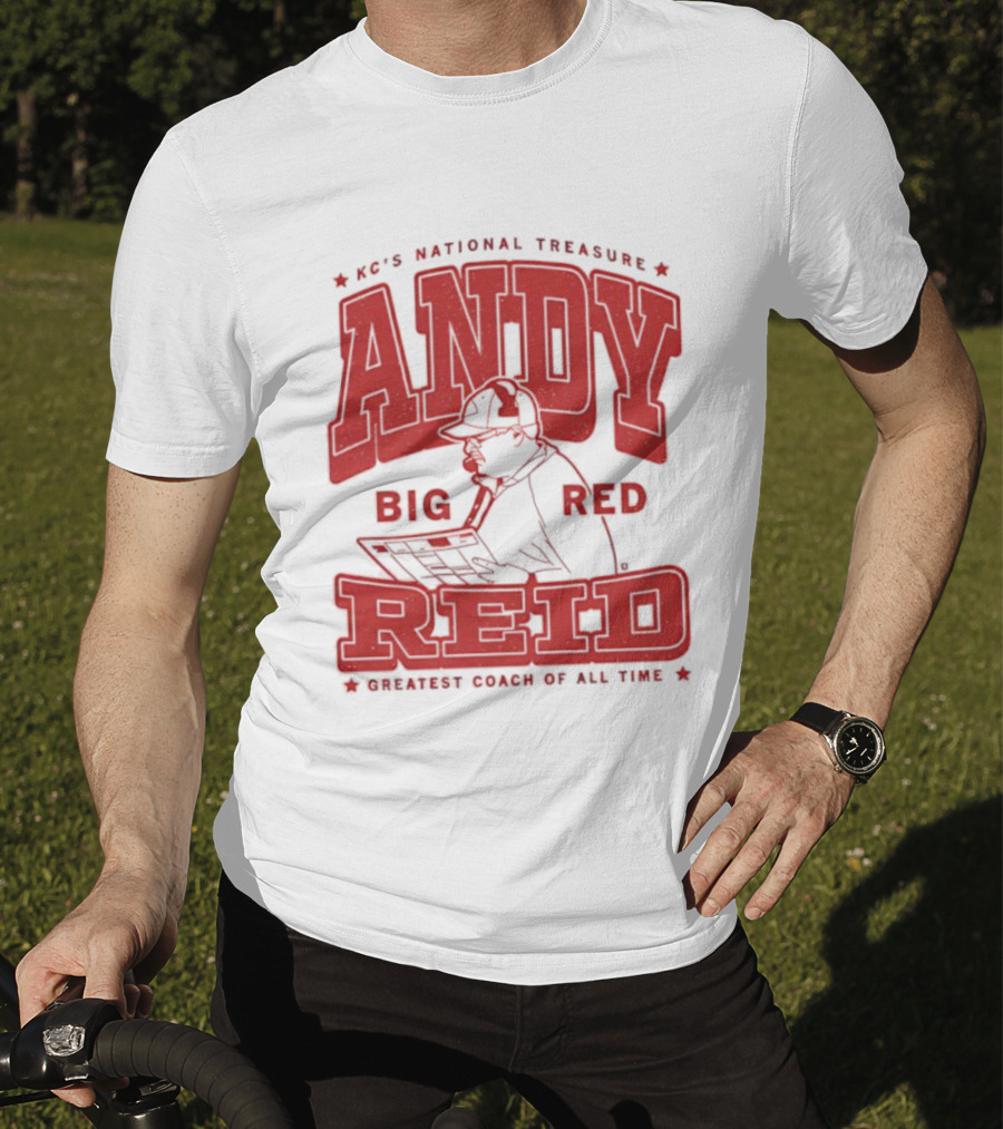 KC's National Treasure Andy Big Red Reid Greatest Coach Of All Time T-Shirt
