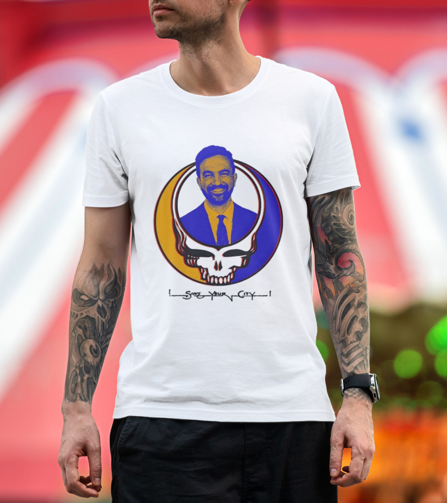 Steal Your Face X Zohran Mamdani Logo T-Shirt