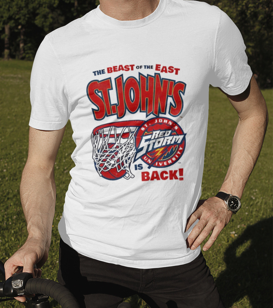 St. John's Red Storm The Beast Of The East Is Back T-Shirt