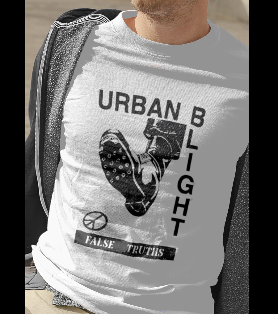 Urban Blight Boot False Truths Stars Sneaker Kick T-Shirt