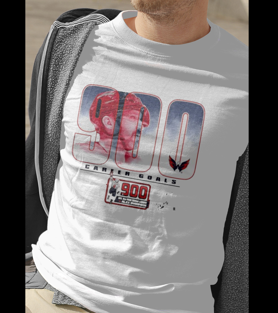 Washington Capitals Alexander Ovechkin 900 Career Goals T-Shirt