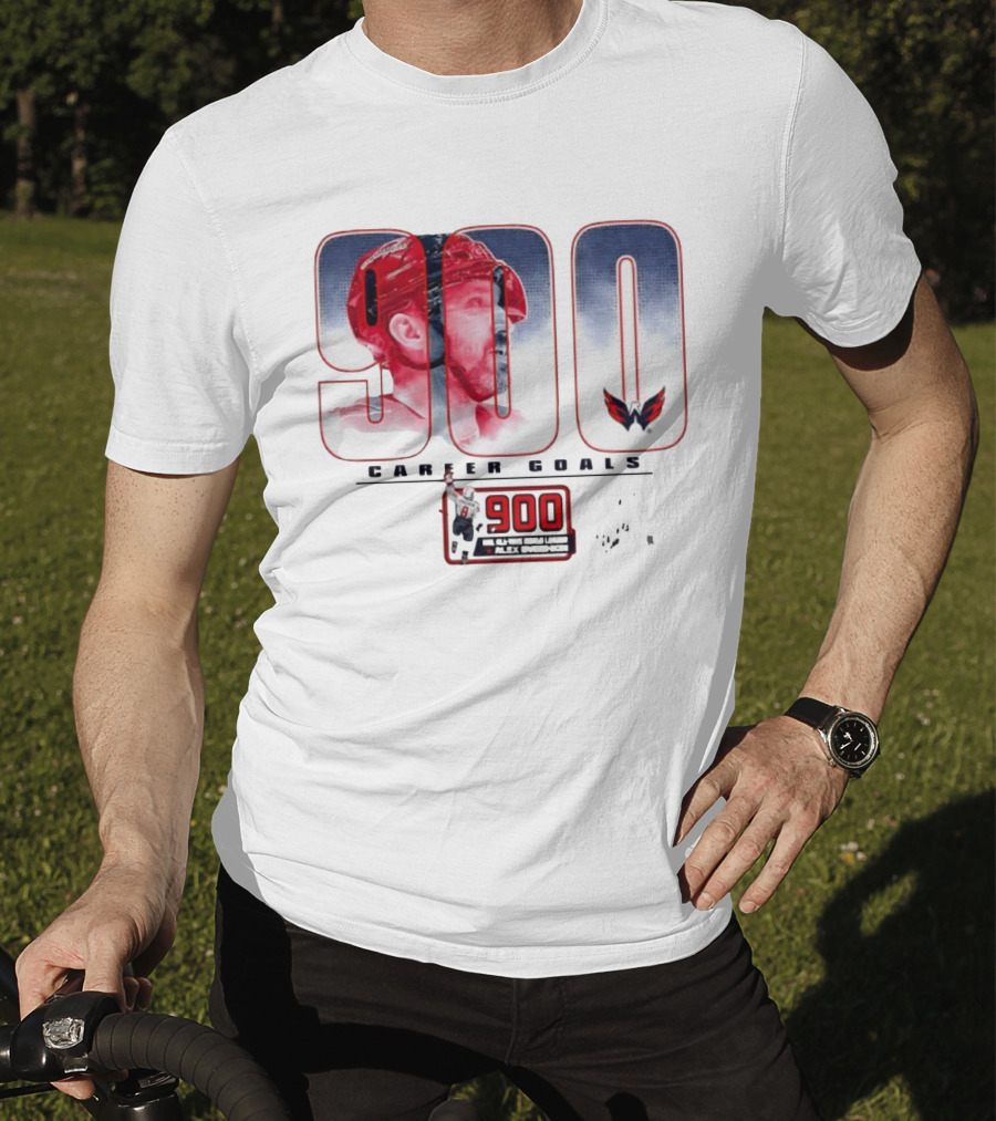 Washington Capitals Alexander Ovechkin 900 Career Goals T-Shirt