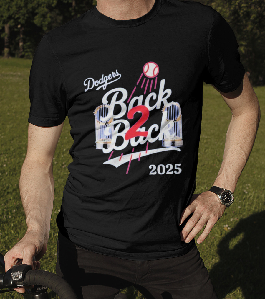 Dodgers Back 2 Back 2025 World Series Championship MLB T-Shirt
