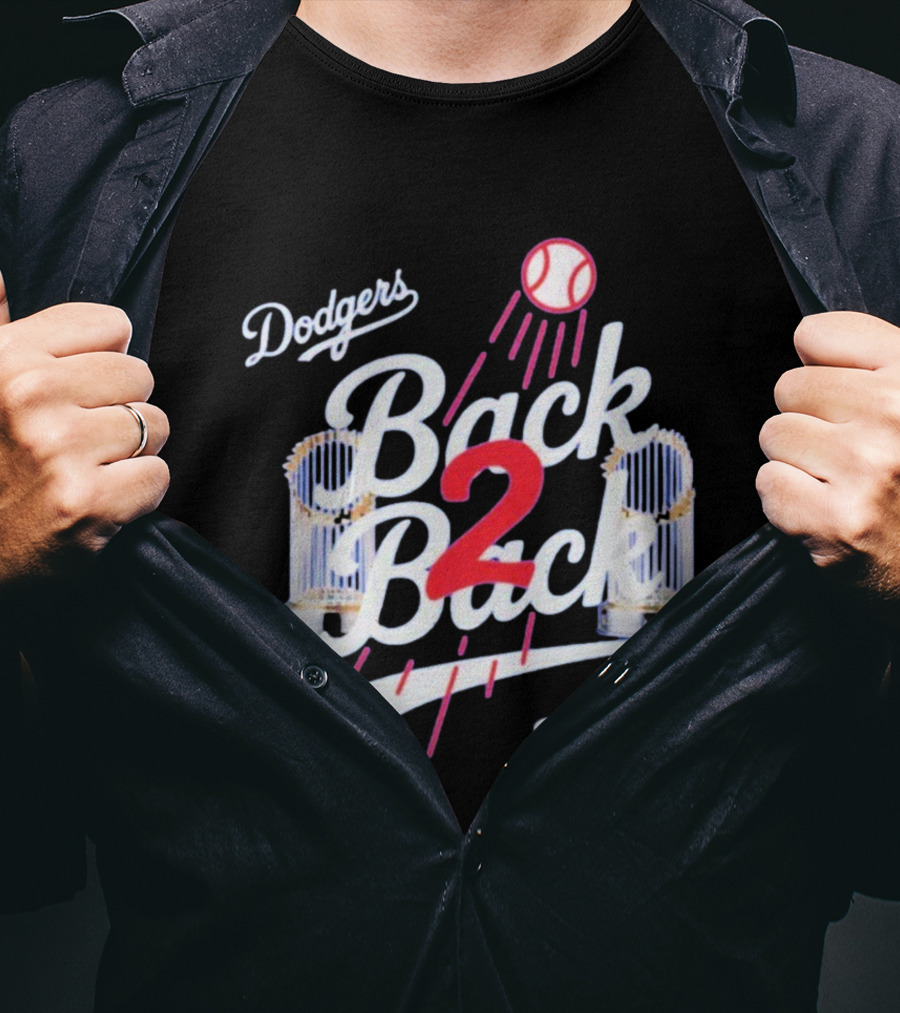 Dodgers Back 2 Back 2025 World Series Championship MLB T-Shirt