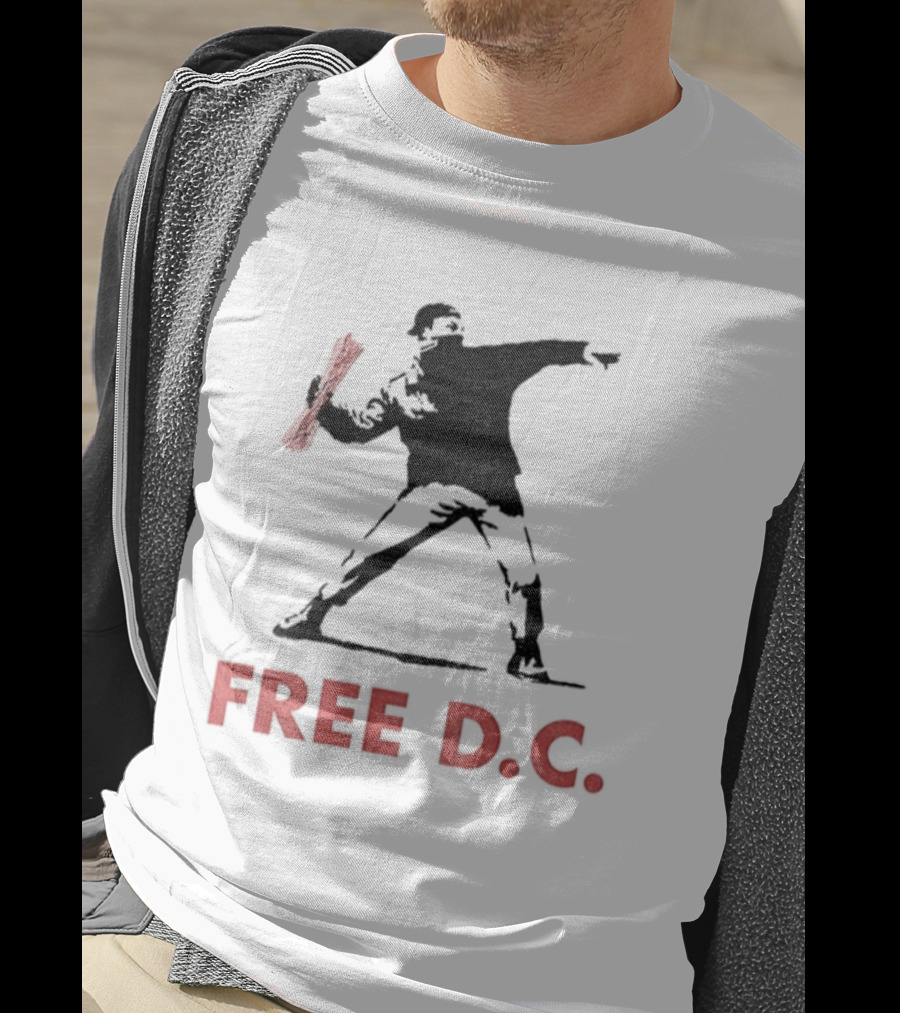2025 Free D.C. Sandwich Guy Iconic Street Art Style T-Shirt