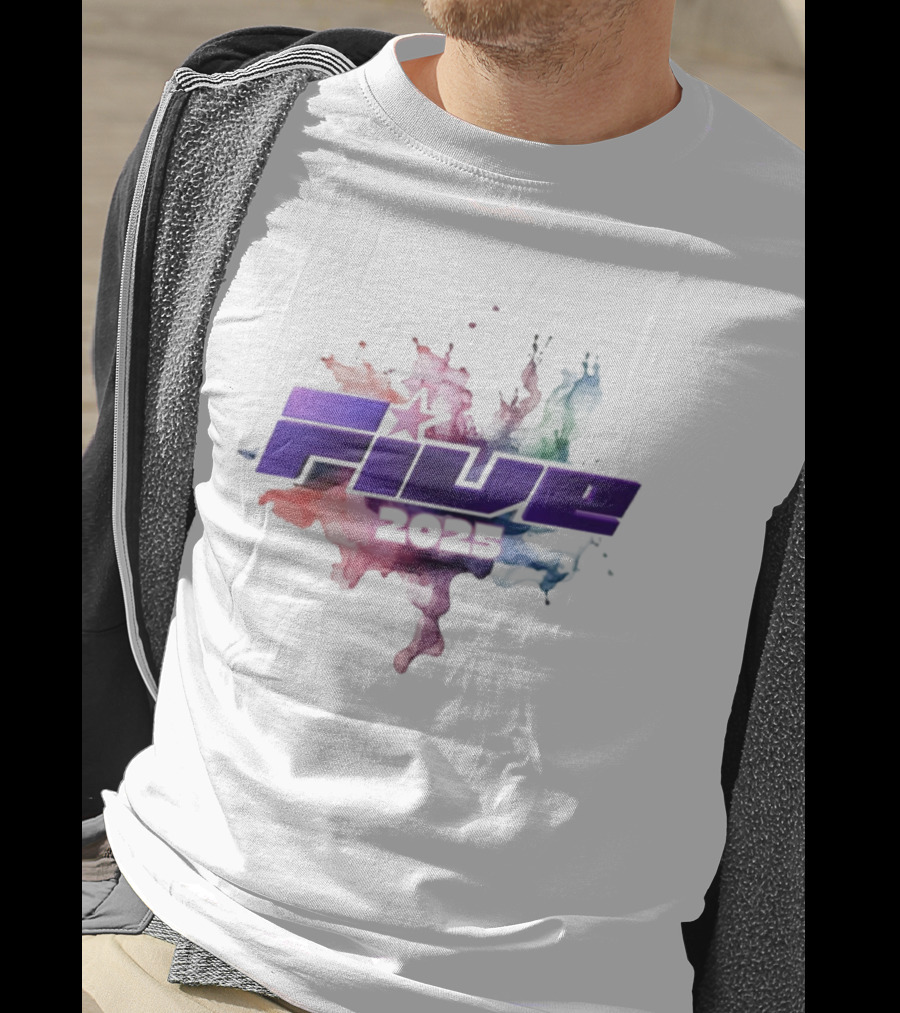 Five 2025 Reunion Boyband Music Colors T-Shirt