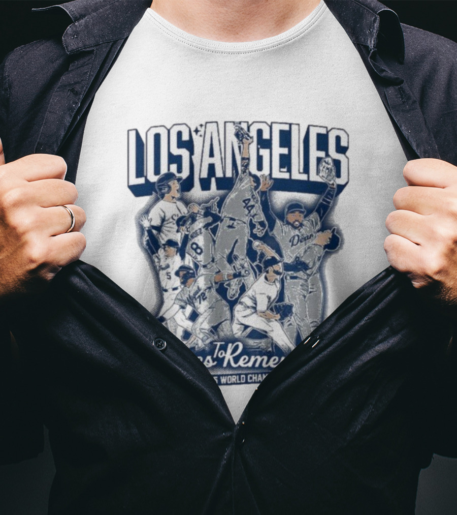 Los Angeles Dodgers A Series To Remember 2025 World Champs T-Shirt