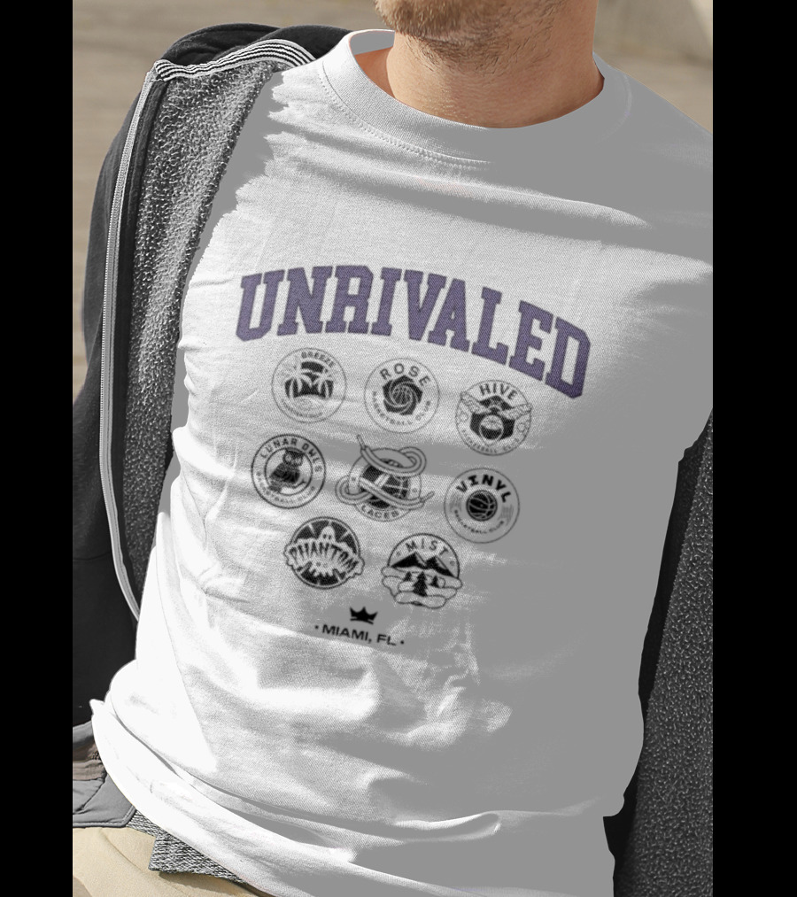 Unrivaled Miami FL Since 2025 League Sports Logos And Team Icons Collection T-Shirt