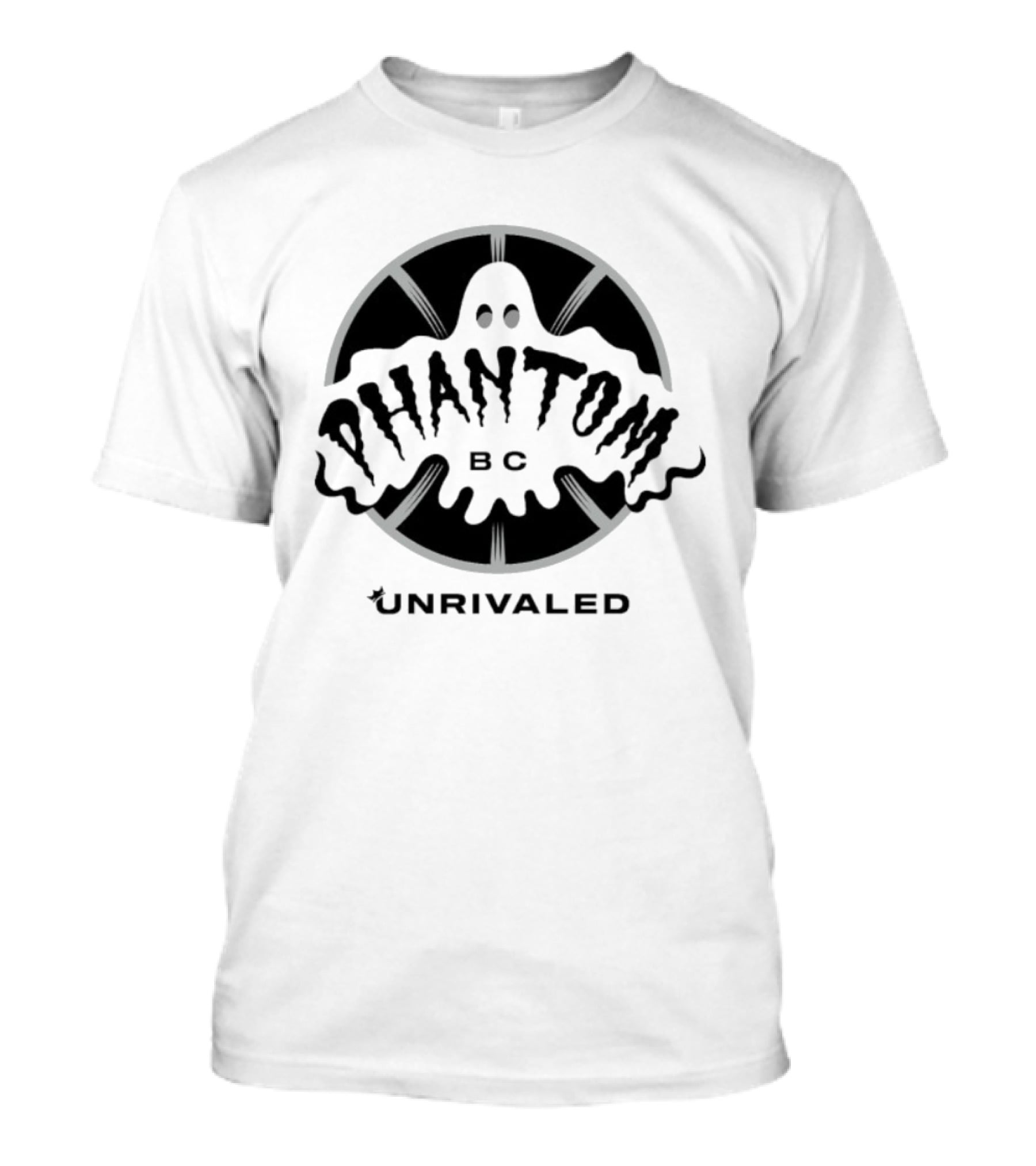 Unrivaled Phantom BC Ghost Basketball Club Emblem T-Shirt
