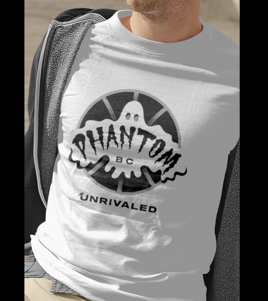 Unrivaled Phantom BC Ghost Basketball Club Emblem T-Shirt