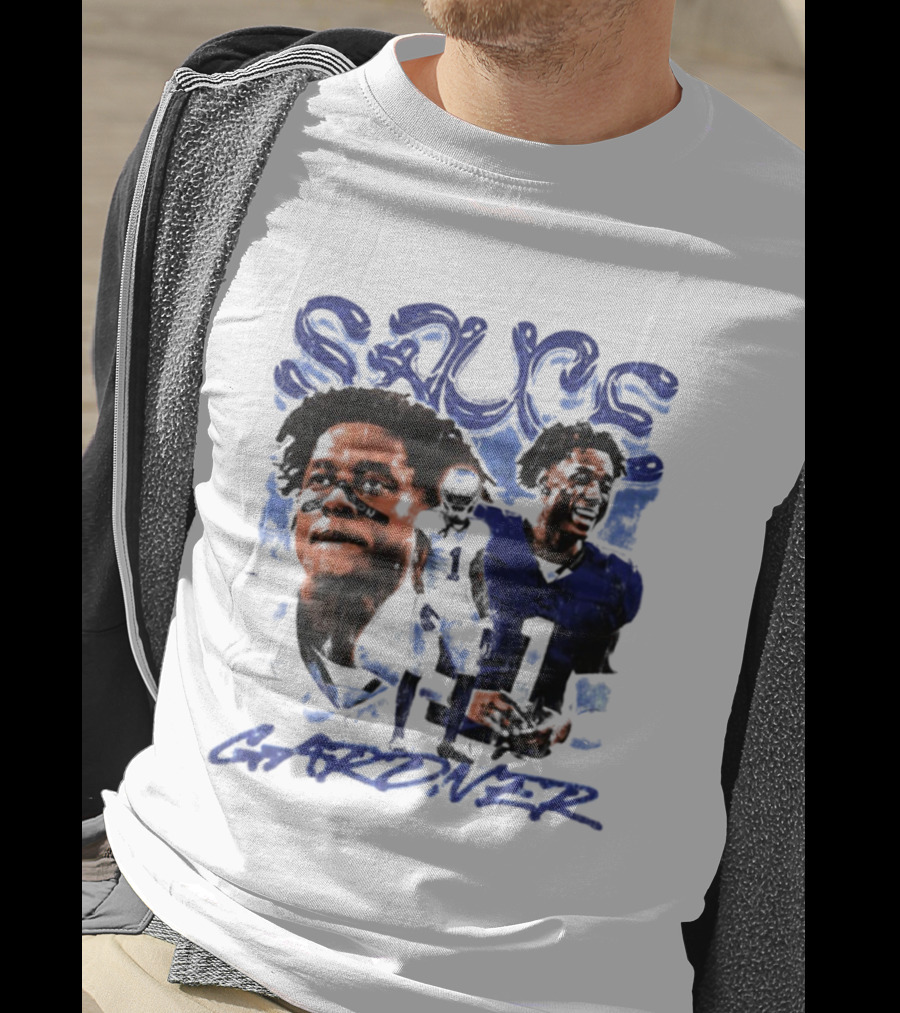 Sauce Gardner Indianapolis Colts NFL Vintage Style T-Shirt